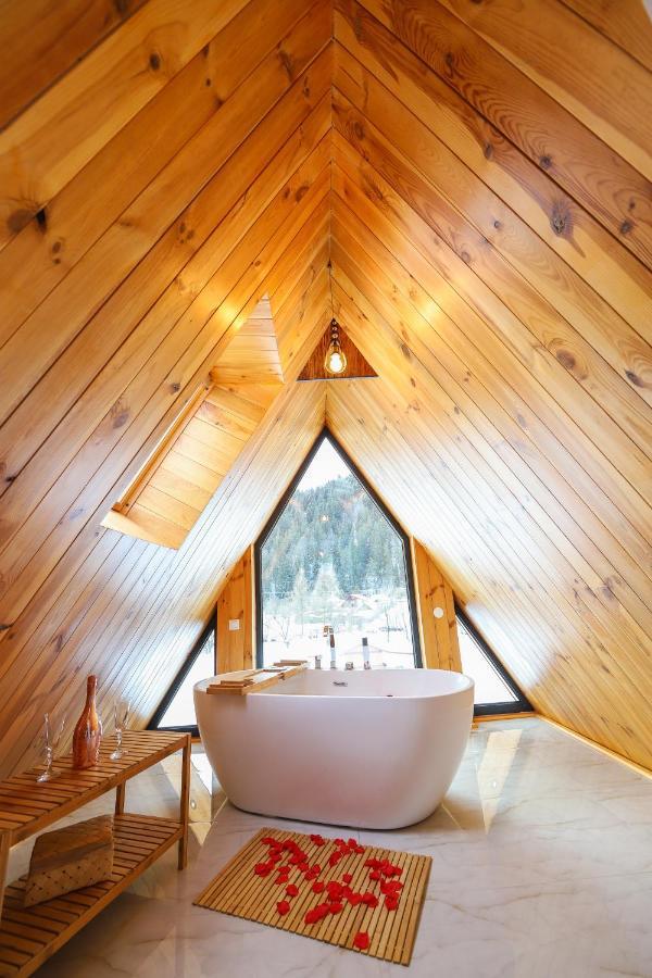 Cabana Cozy Cabin A Frame โตปลีซา ภายนอก รูปภาพ