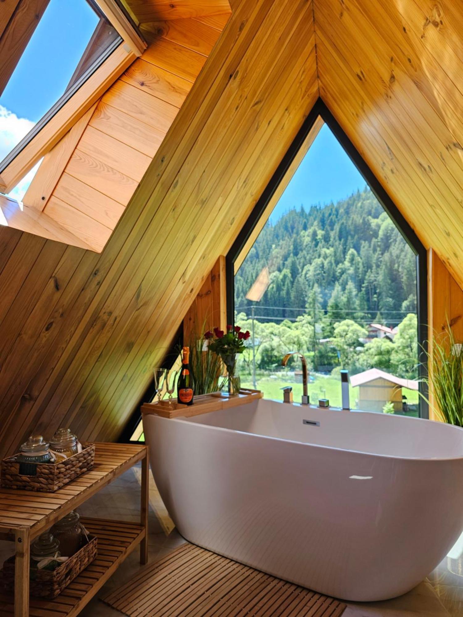 Cabana Cozy Cabin A Frame โตปลีซา ภายนอก รูปภาพ