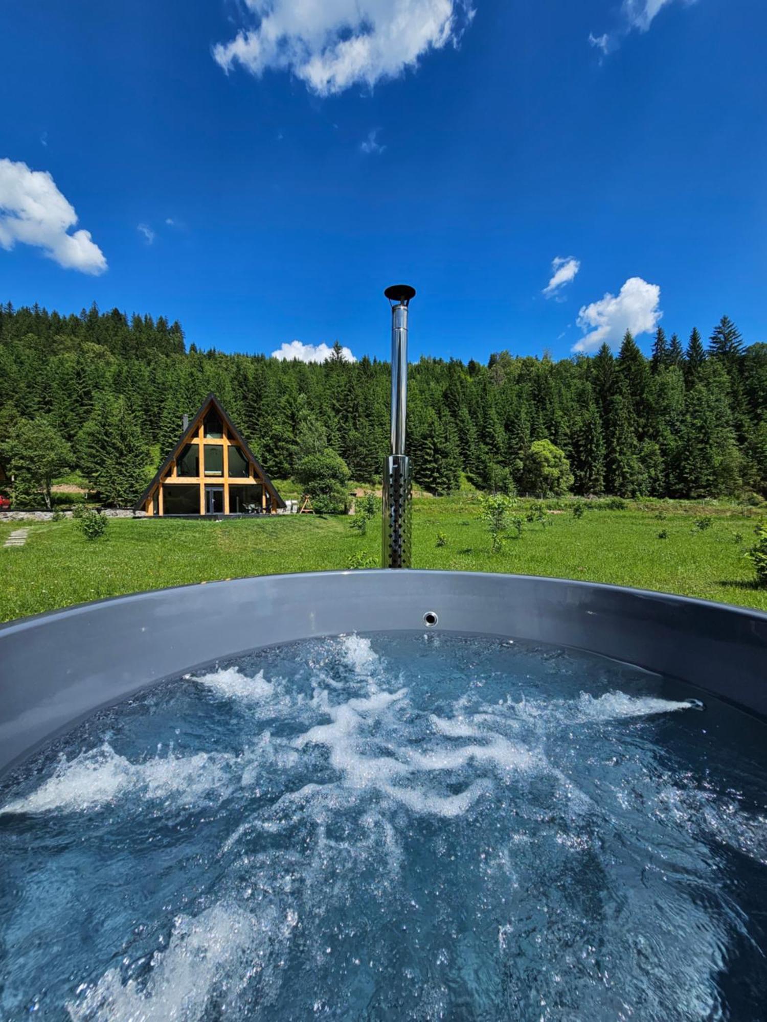 Cabana Cozy Cabin A Frame โตปลีซา ภายนอก รูปภาพ