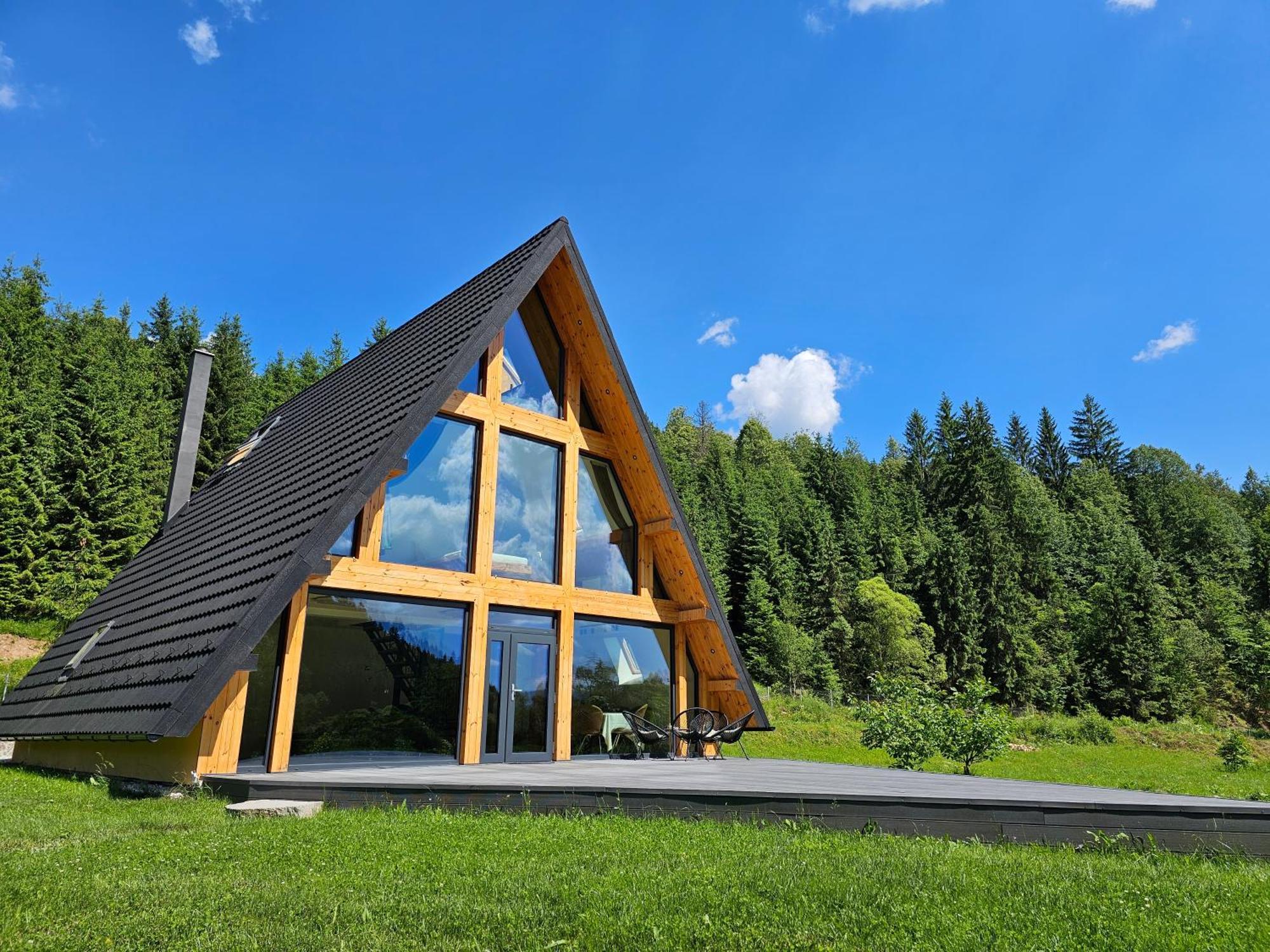Cabana Cozy Cabin A Frame โตปลีซา ภายนอก รูปภาพ